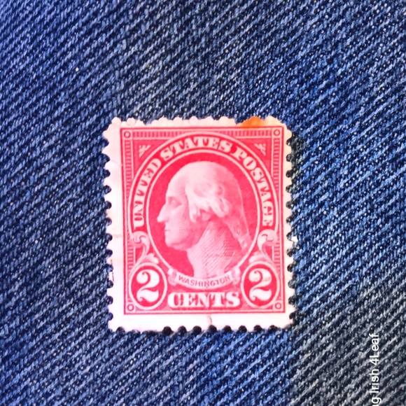 RARE 2 Cent Washington Stamp-Red Die*** - Picture 1 of 2
